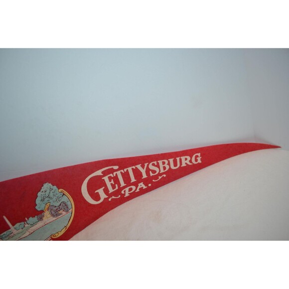Gettysburg Pennsylvania 1940s Banner Collectible and Ready to Hang - Picture 4 of 4